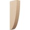 Ekena Millwork 6"W x 12"D x 36"H Thin Durham Rough Cedar Woodgrain TimberThane Corbel, Primed Tan CORUR06X12X36DURRCPR - alternate 1
